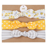3 pcs Baby Bowknot  Flower Headbands