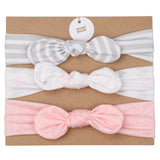 3 pcs Baby Bowknot  Flower Headbands
