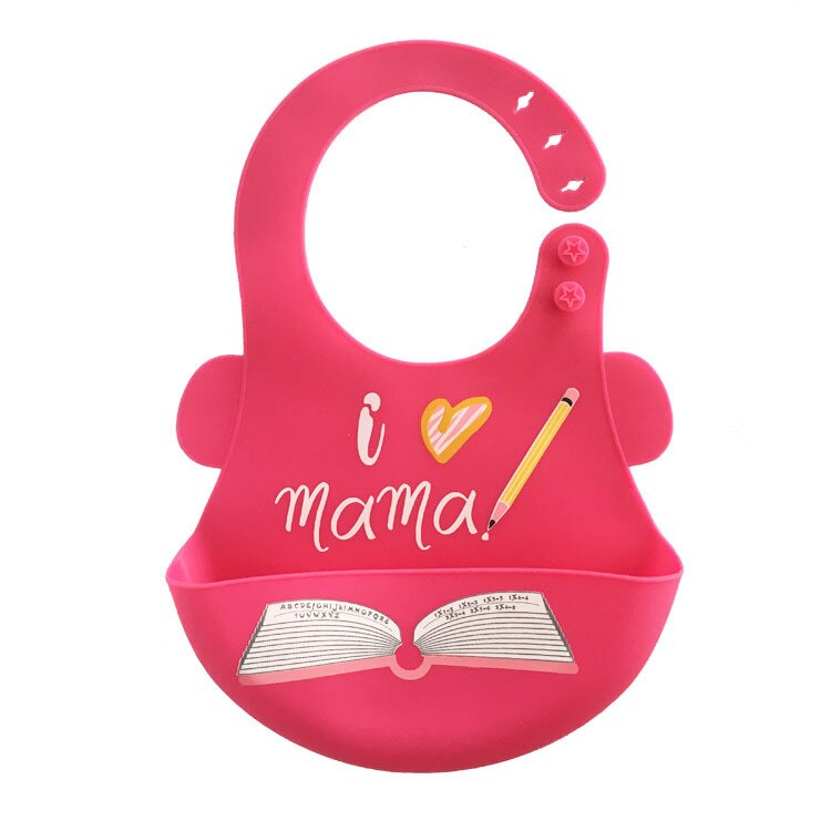 Detachable Food Grade Silicone Waterproof Bib for Baby