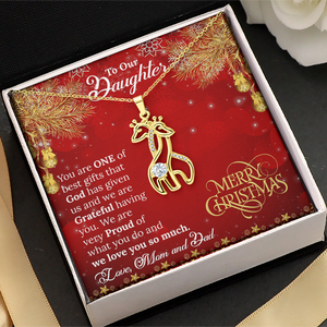 Sharing Your Love To Your Daughter On  Christmas Day