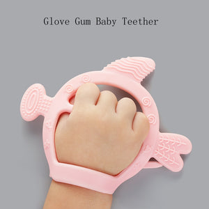 Durable Silicone Gum Shaped Baby Teether
