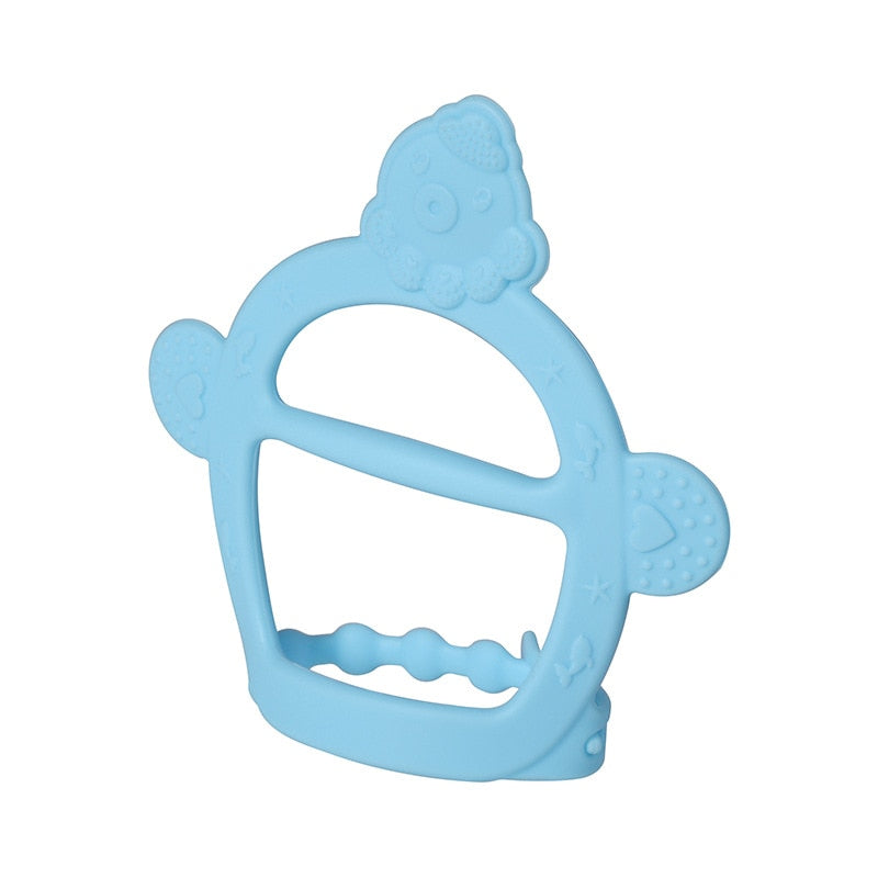 Durable Silicone Gum Shaped Baby Teether