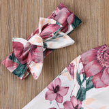 2 pcs / Set Newborn baby Long Sleeve Dress and a Headband