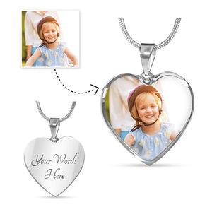 Beautiful Heart Shape Pendant and Necklace for your True Love. A gift that will forever be kept and treasured. It will be a souvenir wherever you are.It is a sign of Love, Friendship and a Souvenir.